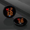 Часы для приборной панели автомобиля, самоклеящиеся, цифровые, наклейка, маленькие светодиодные часы с отображением времени, для приборной панели автомобиля, воздуховода