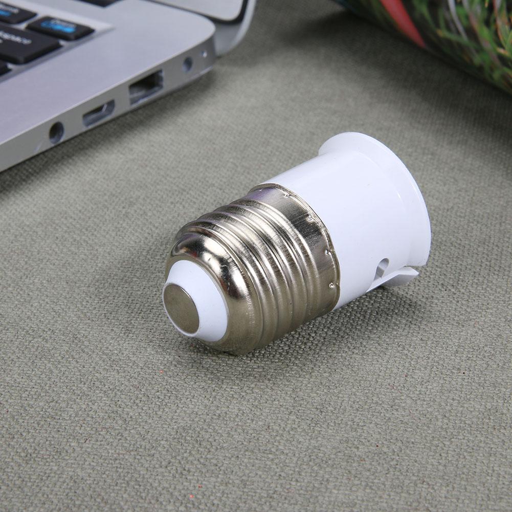 E27 Switch to B22 Converter Lamp Holder Converter 130 Degrees Temperature Resistance Adapter for Lamp Switch Lighting Parts