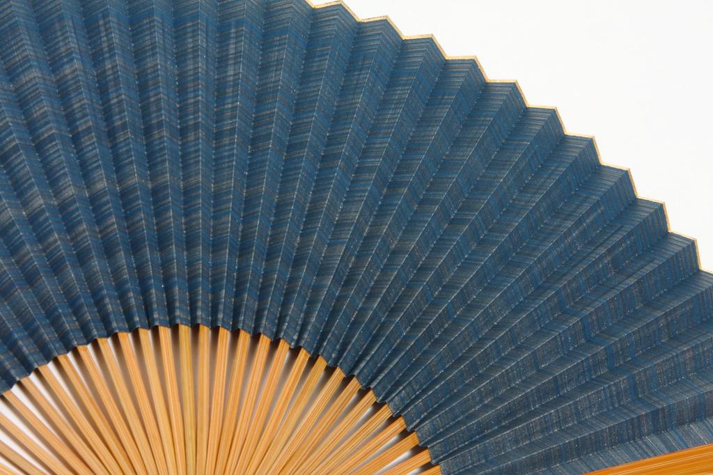 Hasegawa Kyoto Handmade by Kyoto Comes with Fan Pouch and Wooden Kasumi Navy Fan, Kasumi, Artisans, Box,