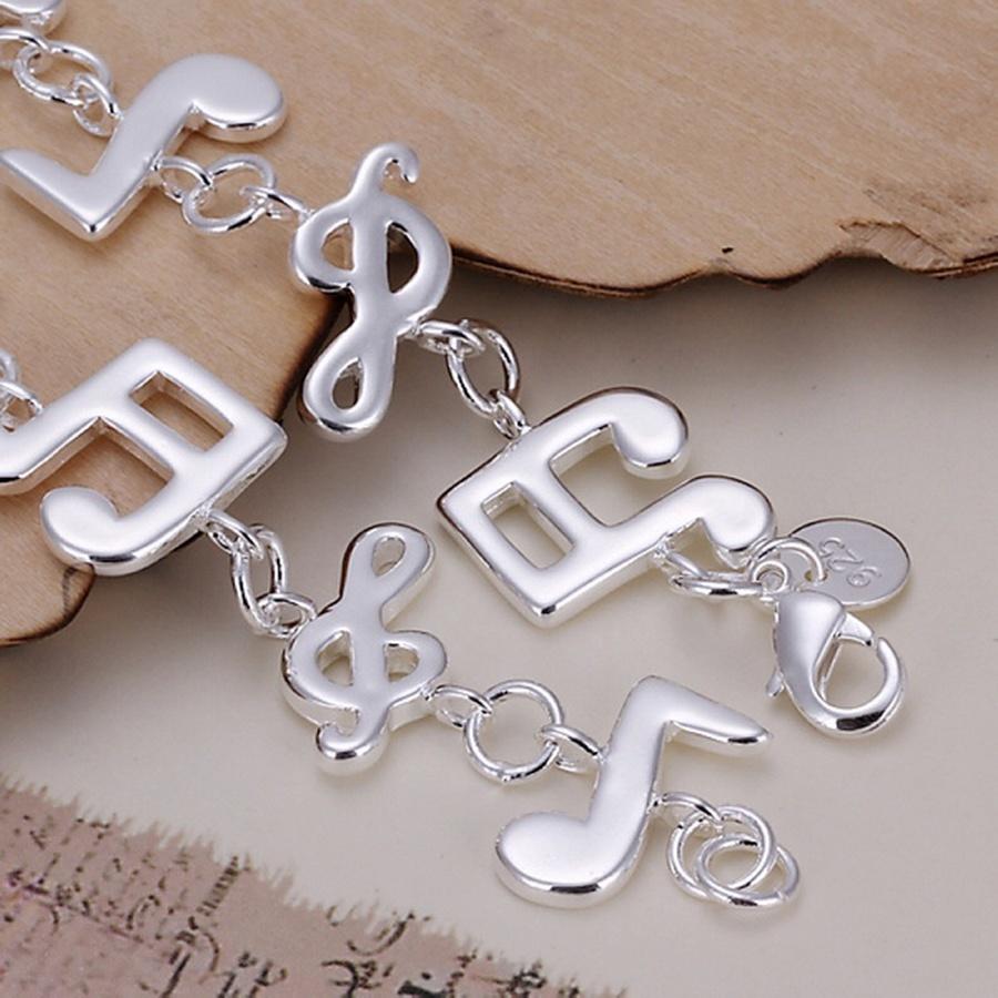 Fashion Style Beautiful High Quality Silver Color Jewelry Bracelets Women Cute Wedding Gifts Nice H242