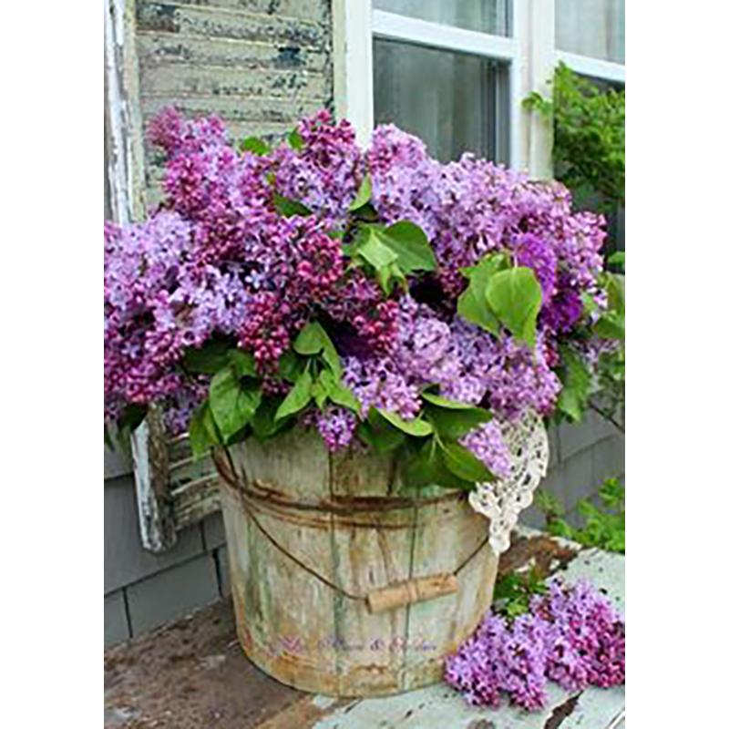 DIY 5D алмазная живопись ваза для цветов комплект для вышивки крестом полная дрель круглая вышивка мозаика стразы подарок настенное искусство домашний декор