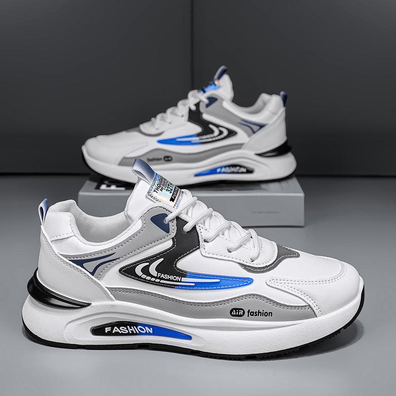 Осенние новые спортивные туфли мужские повседневные туфли универсальные, легкие, дышащие и амортизирующие, для занятий спортом на открытом воздухе