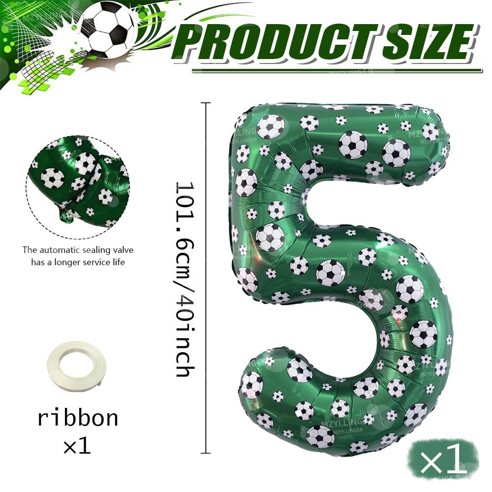 40inch football print digital balloon football print birthday party decoration competition venue layout digital balloon0-9