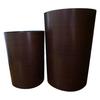 Asvel Wood Grain Trash Can S "Leclerc Collection" 4.7L Brown