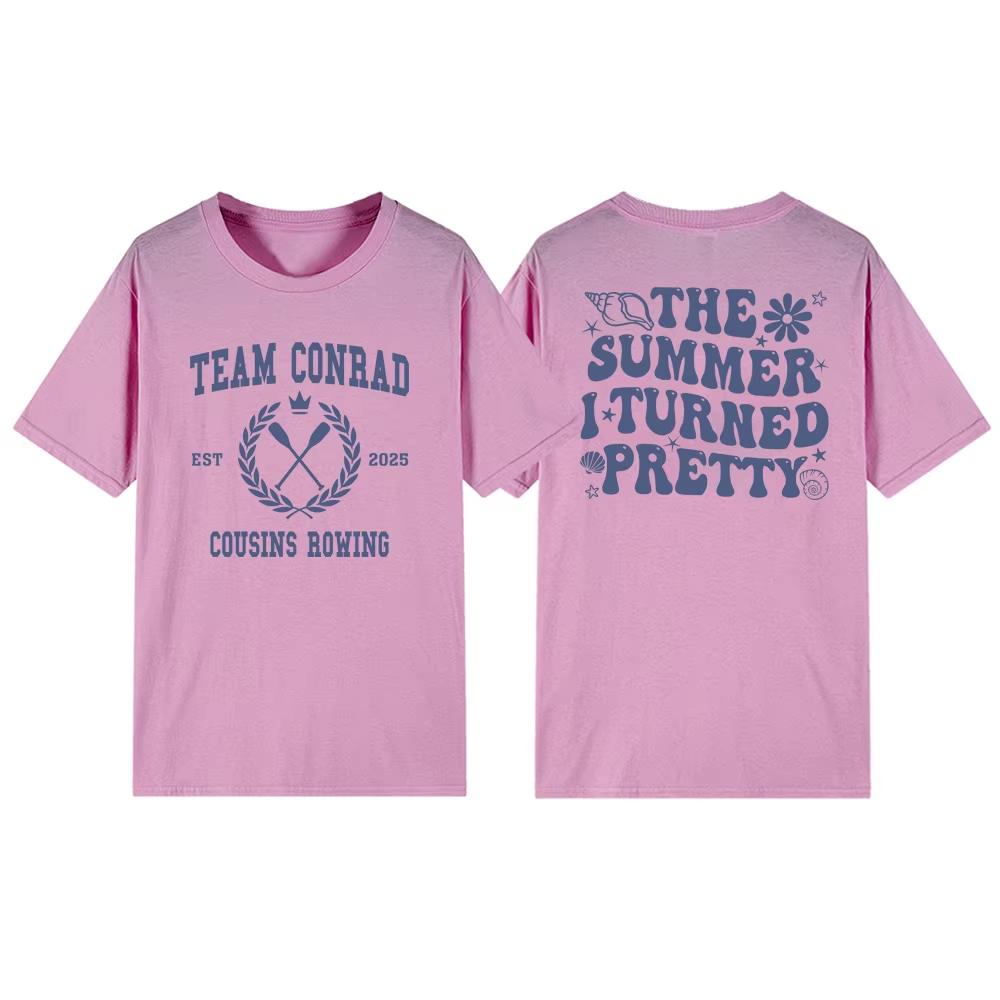 Summer Hot Sale The Summer I Turned Pretty Tshirt Tsitp Team Conrad Tee Unisex Harajuku Hip Hop Tshirt Breathable Casual Tees
