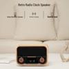 Ji Guang EZM2501A Retro Bluetooth Speaker with Radio & Clock