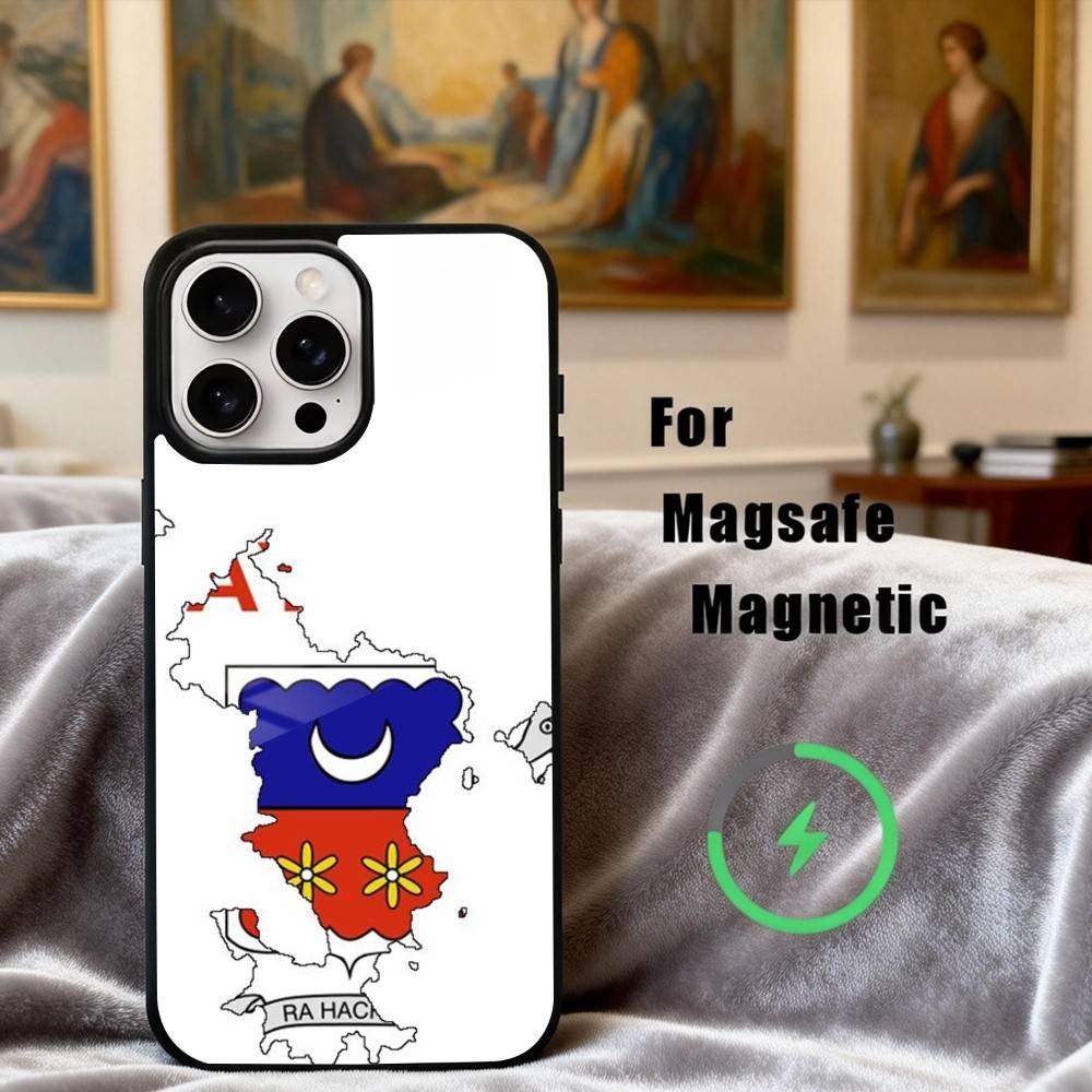 N-Nation F-Fllag Mayotte Phone Case For iPhone17,16,15,14,13,12,11 Plus,Pro Max Magnetic For Magsafe Wireless Charging