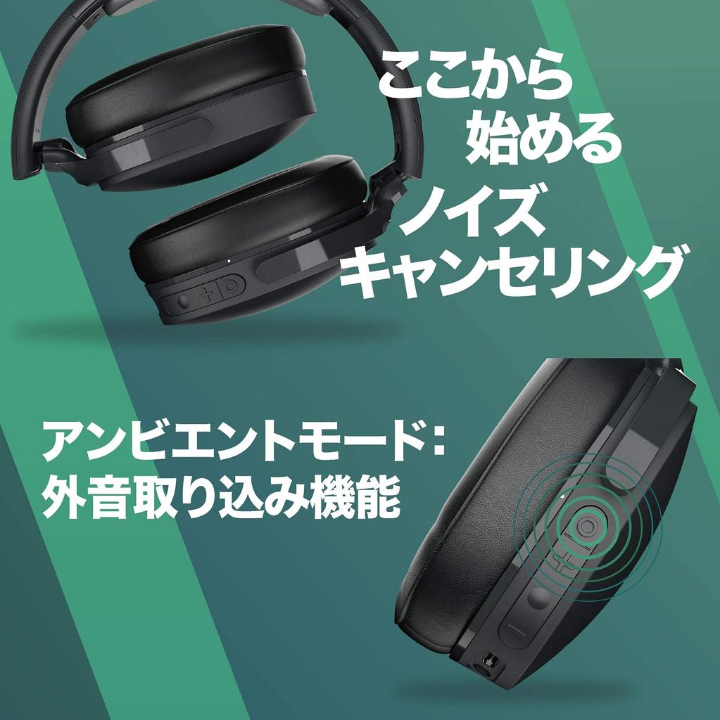 Официальный магазин Skullcandy Беспроводные наушники Hesh ANC с шумоподавлением, захватом окружающего звука, легким дизайном, до 22 часов работы