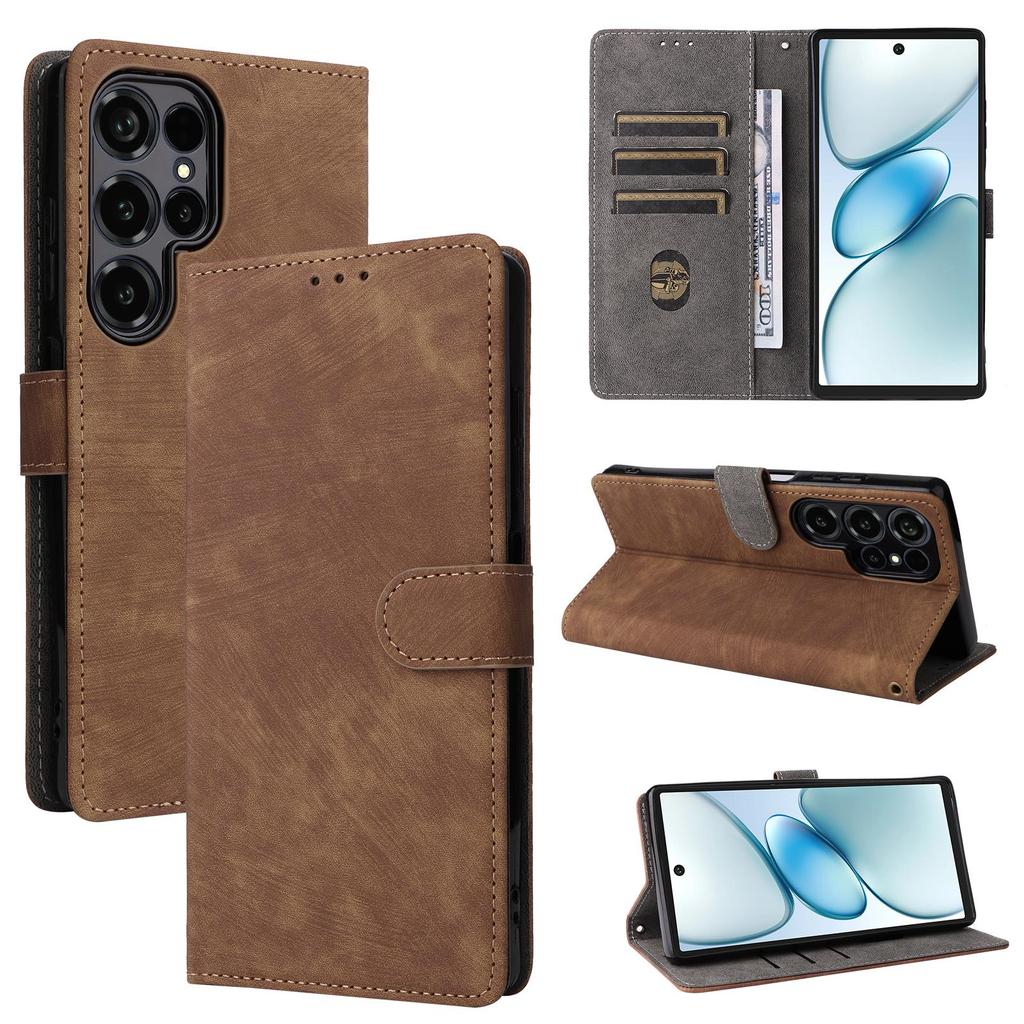 Чехол-книжка для Oukitel C66 из ПУ-кожи, защита всего корпуса с [Блокировкой RFID]