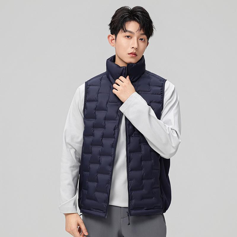 Unisex High-End Lightweight Down Vest, Outdoor Sports, 90% White Duck Down Jacket.