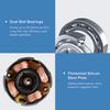 Gdstime 12032 DC 12V 4-контактный FG PWM Функция Двойной шарикоподшипник 120 мм 120x120x32 мм 12 см Центробежный турбинный вентилятор охлаждения