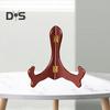 Wooden Plate Stand Easel Holder Display Stand for Picture Frame Art Decorative Handmade Wood Multifunctional Tea Cake Holder Home Office Decor Stable