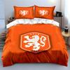 Orange Lion Emblem Bedding Set Bedding Duvet Cover Set Duvet Cover Pillowcases (1 * Duvet Cover 2 * Pillowcases, without duvet insert)