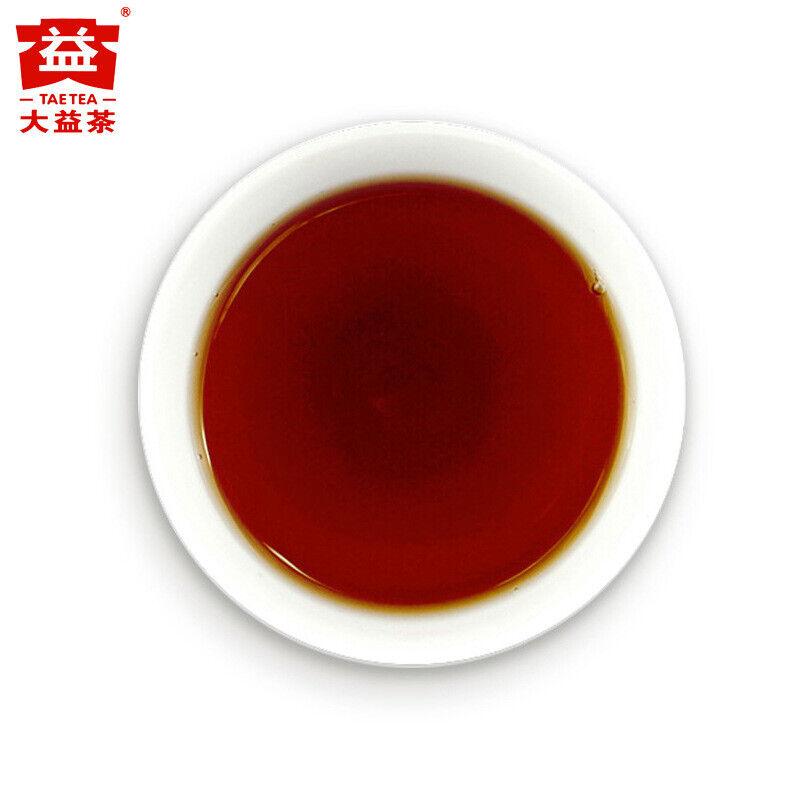 357G 2021 Taetea Dayi Golden Needle White Lotus Pu'er Puer Ripe Pu-Erh Tea Cake