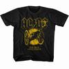 ACDC Golden Cannon FTATR T Shirt For Those About To Rock Concert Tour Merch
