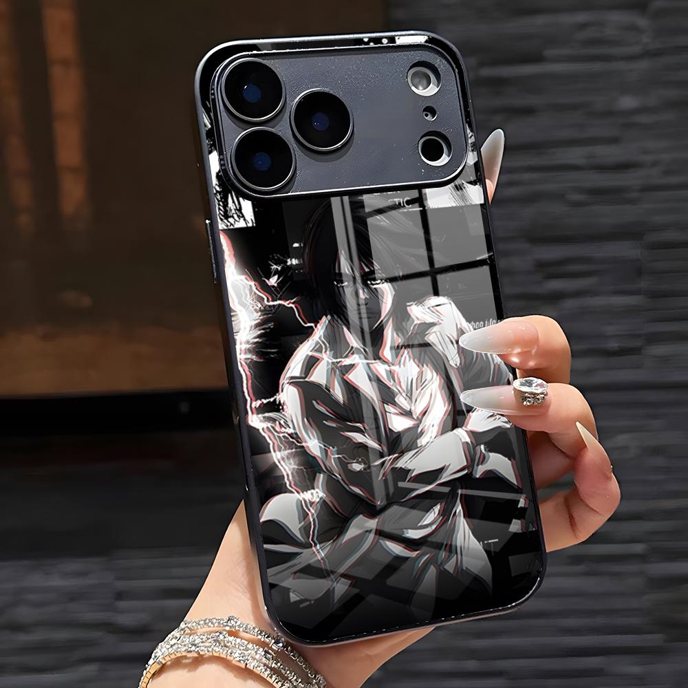 Attack On Titan Phone Case For IPhone 17 Pro Max 16 15 14 Pro Max 13 11 X Xs Xr 8 7Plus Glass Cover