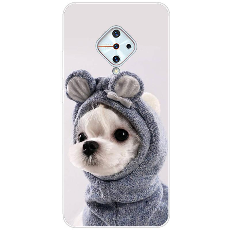 Чехол для Vivo V17 Чехол для Vivo 1920 TPU Чехол Силиконовый Мягкий TPU Мультяшный Чехол для телефона Vivo v17 Россия Vivo S1 Pro Funda V1945A