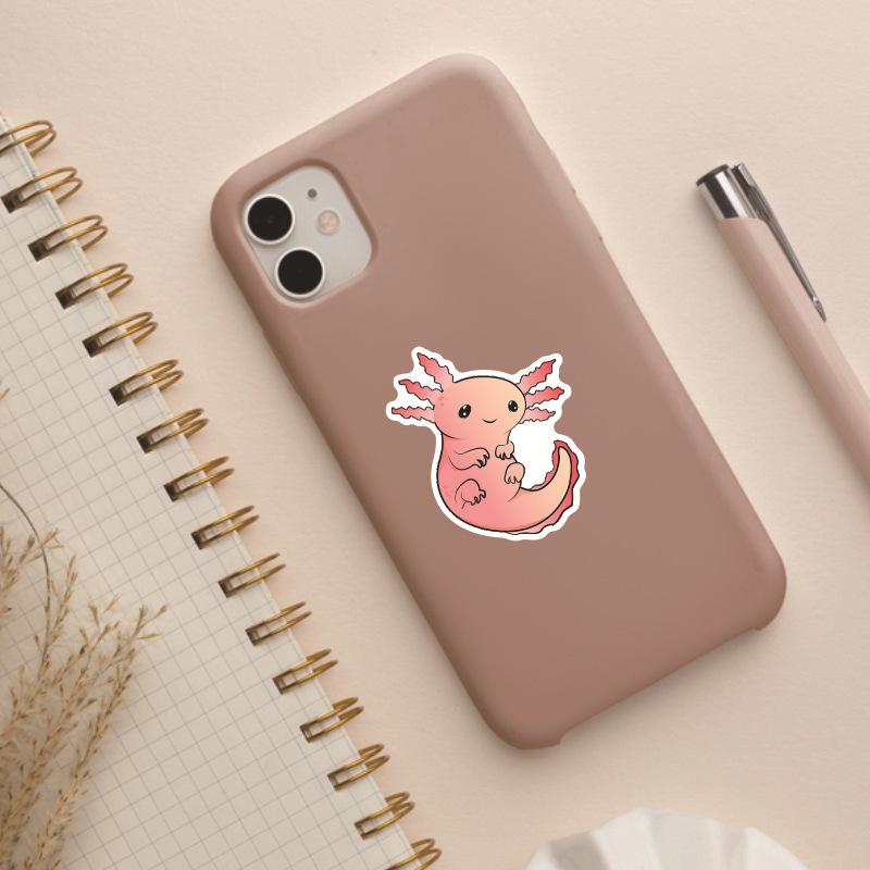 50шт милые животные аксолотль граффити наклейки мультфильм наклейки Diy дневник записки