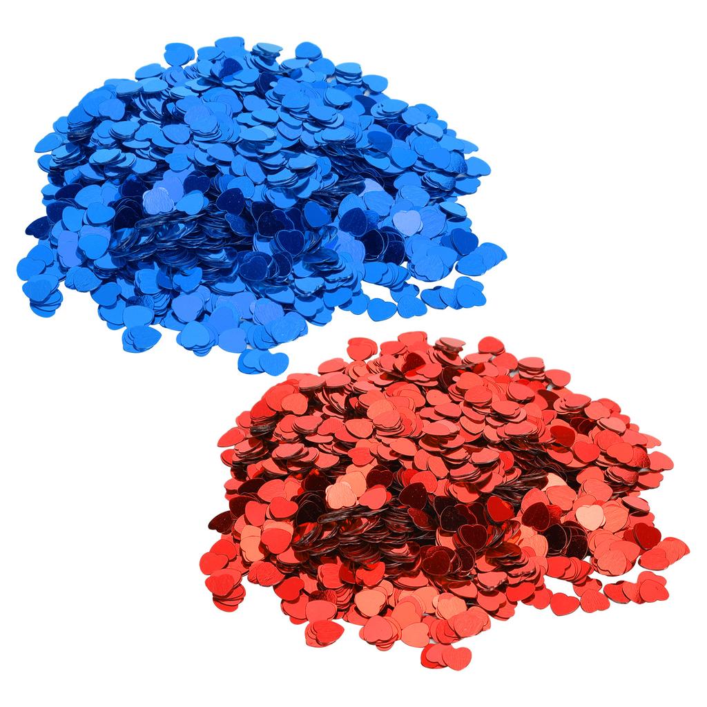 3000 шт., конфетти в форме сердца, свадебные украшения на день святого Валентина, блестки, посыпка, принадлежности для украшения