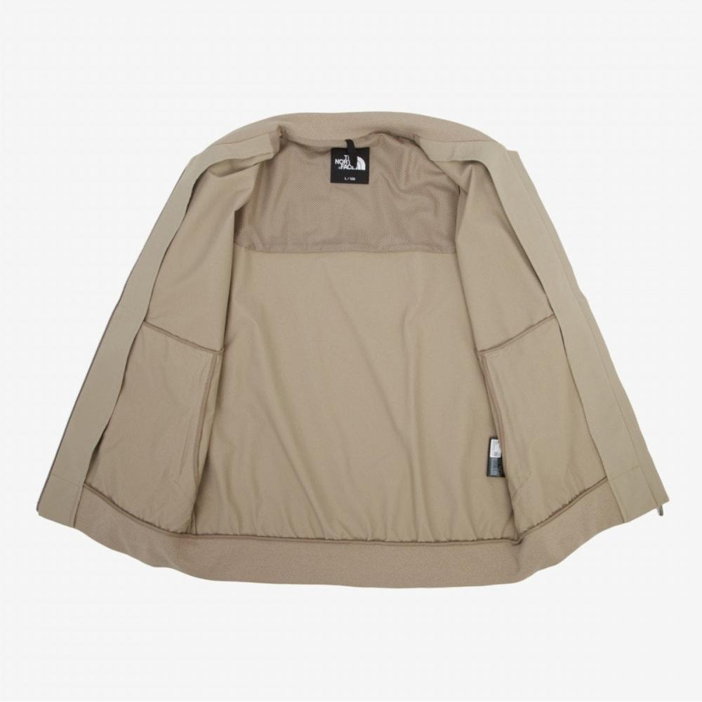 [Официальный North Face] Nj3br07c Мужская куртка-бомбер с заклепками Темно-бежевая
