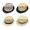 Новая соломенная шляпа одинакова для мужчин и женщин, Шляпа в стиле джаз, Британский солнцезащитный козырек, Праздничный модный цилиндр, И модная шляпа являются