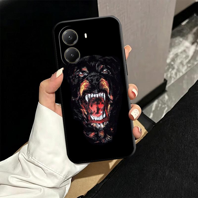 Rottweiler Dog Soft Phone Case for Xiaomi Poco X5 X6 X7 X8 Pro Max X3 F7 F8 Ultra M8 M7 M6 M5 Redmi 15 15C 14C 13C 12C X4 F6