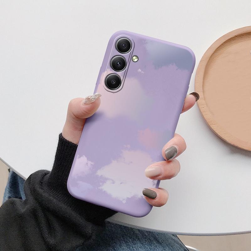 Мягкий силиконовый чехол Cat Butterfly для Xiaomi Redmi Note 13 Pro 13C Poco C65 Samsung A35 A55 M35 Huawei Honor iPhone Camera Защитный противоударный чехол