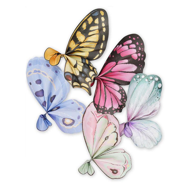 5 наборов из 10 разноцветных бабочек,Бумага для упаковки букетов,Бумага для упаковки цветов,Бабочки