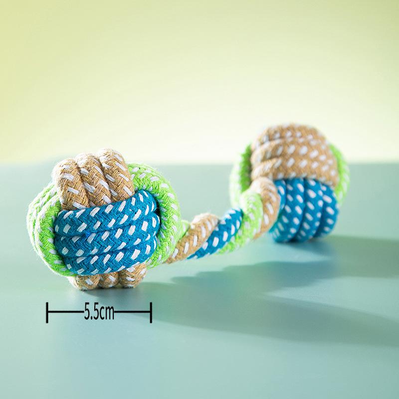 Dog Molar Toys Small and Medium-sized Dogs Puppies Large Dogs Bite-resistant Vocalizations Puppies Self-Hi Molars Pet Spherical Products