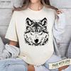 Plus Size Summer Womens Full Moon Wolf TShirt Cotton Breathable Stylish Versatile Street Style Oversized