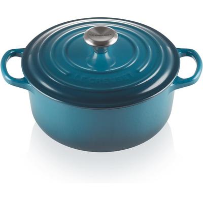 Чугунная жаровня Le Creuset Signature круглая 20 см глубина тил 2,4 л (21177206422430)
