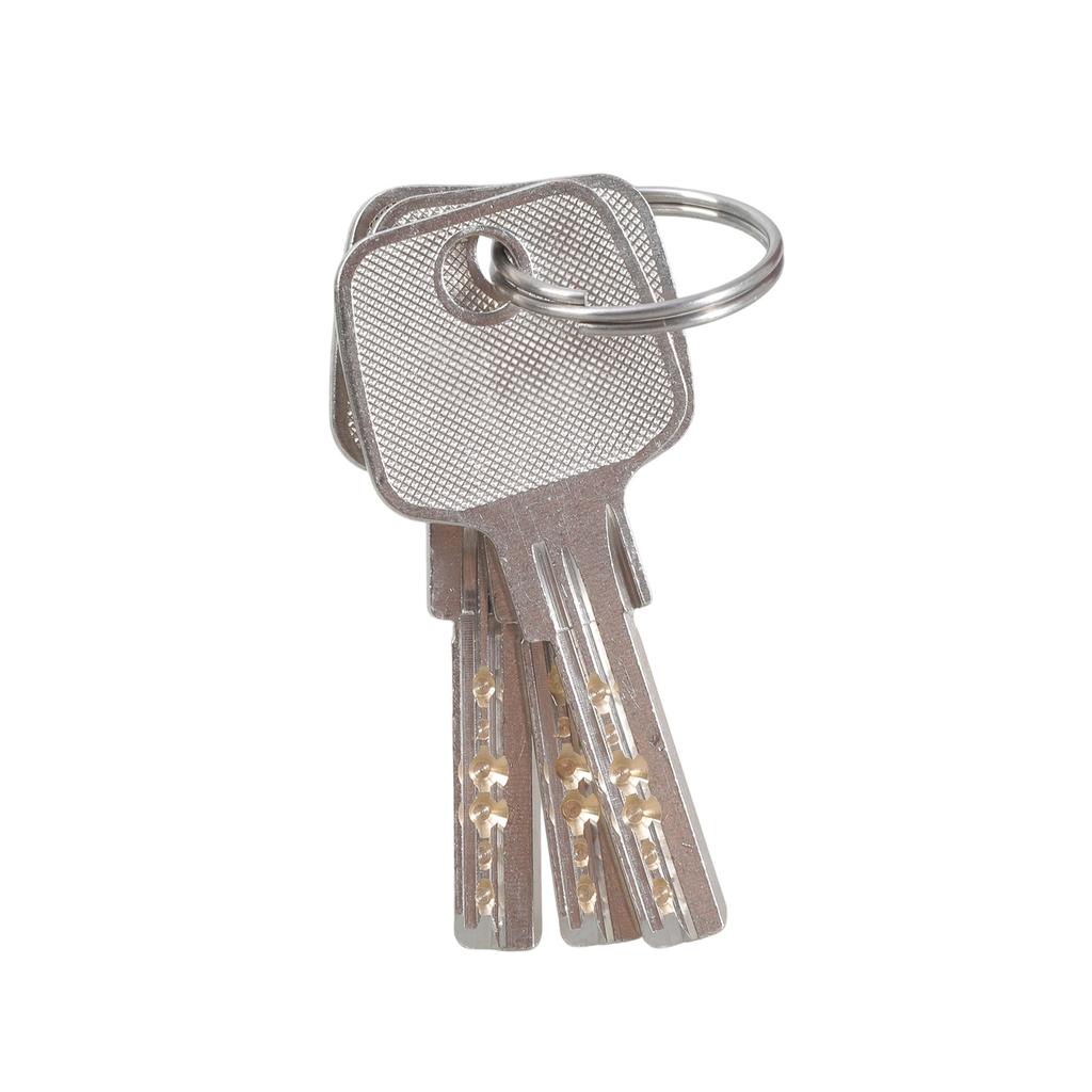 Комплект модернизированных дверных ручек и замка-засова для входной двери, черная ручка, одинаковые ключи, коррозионностойкий замок для наружного использования