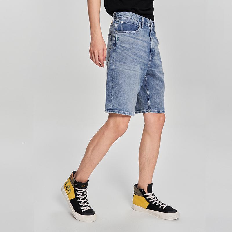 Lee Denim Shorts Men's Light Blue LMB100903101254A03009