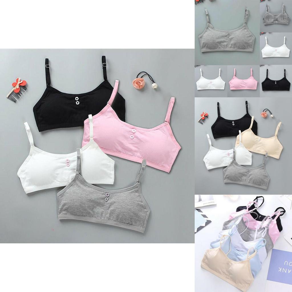 Soft And Comfortable Puberty Teenage Training Bra With Breathable Cotton Blend Material