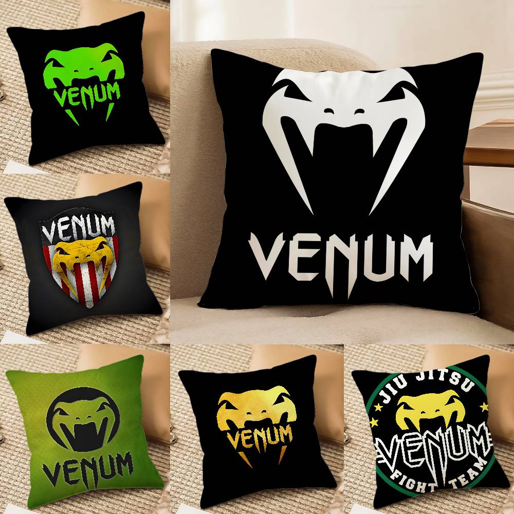 Подушка Fighting Sports Venum-V Шелковистая элегантная Комфорт Диван-кровать Невидимая молния Наволочка для пляжной подушки