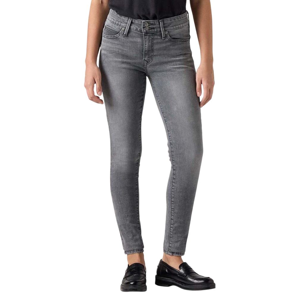 Levis Womens/Ladies 711 Double Button Skinny Jeans