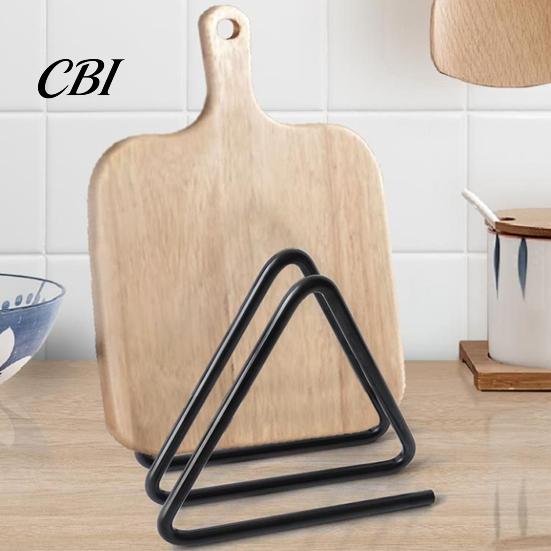 Metal Tray Holder Stand Cutting Board for Kitchen Countertop, Multi?Slot Organizer Space Saving Cookware Chopping Boards, Lids, Bakeware Trays,