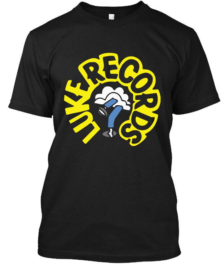 NWT Luke Records American Record Southern Hip-Hop Genre Logo T-Shirt