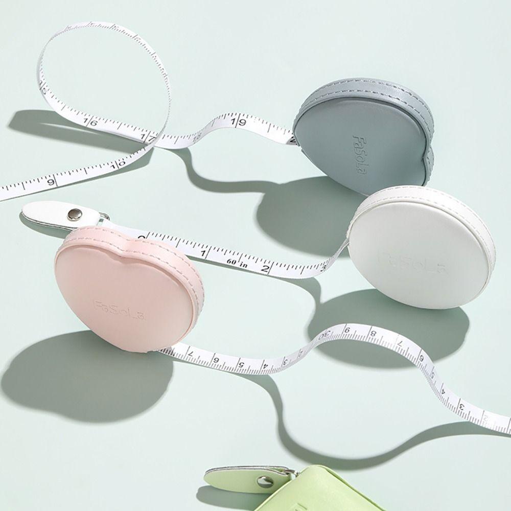 NEW Soft Square Tape Measure Push Button Measuring Tape Body Measuring Soft Tape Portable Mini Retractable Tape