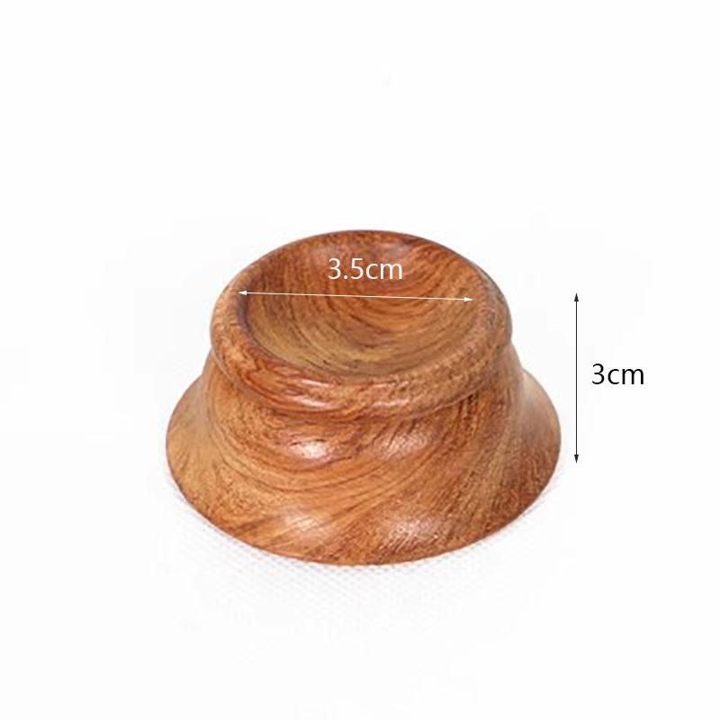 Solid Wood Decoration for Gourd Base, Walnut Base, Crystal Ball, Circular Stone Base, Wooden Pallet, Stationery