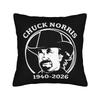 Remember Chuck Norris Throw Pillow Cover Polyester Decorative Pillow   Creative Pillowcase