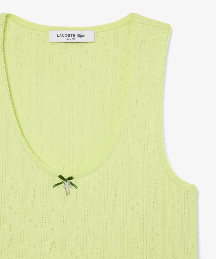 LACOSTE Женский топ без рукавов Pointel Tf5279-56G Bic