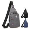 Корейская версия повседневная холщовая сумка новая мужская нагрудная сумка модная дорожная универсальная сумка на одно плечо с диагональной ручкой