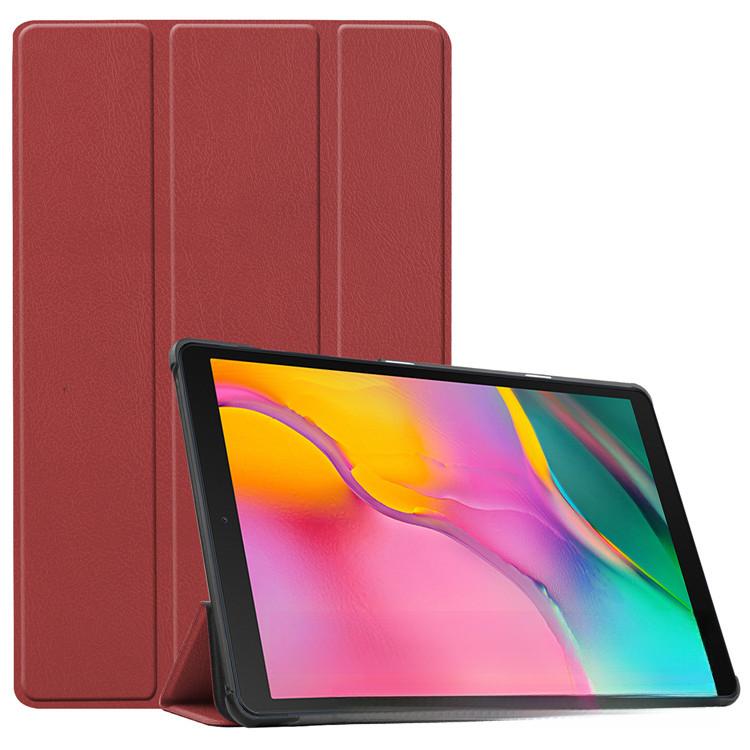 Для планшета Galaxy Tab A 10.1 дюйма - Защитный кожаный чехол-книжка Kaster Tri-Fold Cover (T510)