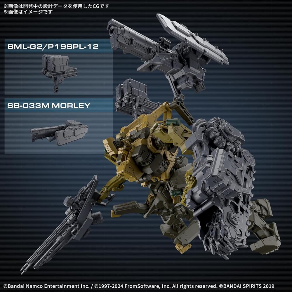 Bandai Spirits 30MM Armored Core VI Fires of Rubicon RaD CC-3000 Wrecker Пластиковая модель-конструктор с цветовой кодировкой