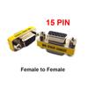 15pin VGA / SVGA Female To Female Double F To F Cable Gender Changer Adapter F/F Extender Connector Joint Serial Port