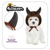 Adorable Costume Pet Accessory Set With Horned Headband And Cute Wig For Parties