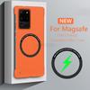 Безрамочный Магнитный Тонкий Чехол для Magsafe для Samsung Galaxy S20 FE Plus Ultra S20FE 5G Беспроводная Зарядка Жесткая Задняя Крышка