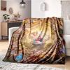 Religious Blessed Virgin Mother Mary Fleece Warm Soft Throw Blankets Fuzzy Bed Blanket for Couch, Bed, Sofa Ultra  Warm and Cozy