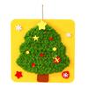 DIY Christmas Embroidery Kit Cute Tree/Stocking/Santa Embroidery Stitching Projects Xmas Sewing Craft Kit with Pattern Needles Threads Tools